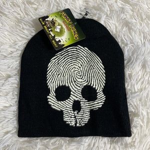 Skeleton Beanie Glow in the Dark OSFM NWT